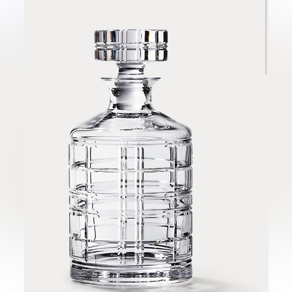 Ralph Lauren Hudson Crystal Decanter and Glass Set - Picture 3 of 8